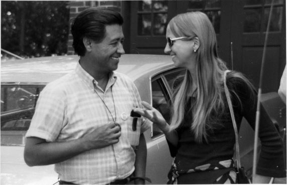 Cesar Chavez, Jane Schulte, Lettuce Boycott, 1972 Cesar Chavez, Jane Schulte, Lettuce Boycott, 1972